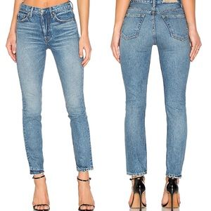 X Revolve Karolina High-Rose Jeans Green Eyed Lady